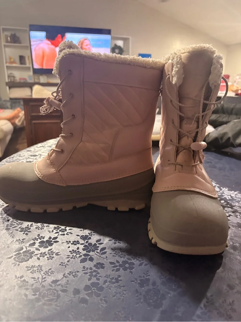 Target Women's Blush Pink Insulated Winter Boots